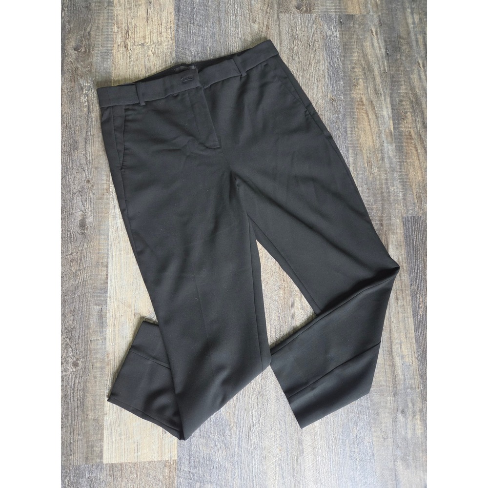 J.Crew High-Rise Cameron Pant Black Four-Season Stretch Slim Leg Trousers 12